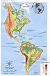 Mapa de America - Mapa Físico, Geográfico, Político, turístico y Temático.