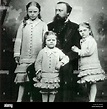 Ernst of Lippe Biesterfeld with daughters Stock Photo - Alamy