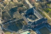 Luftbild Dinslaken - Burganlage der Burg Dinslaken am Platz D'Agen in Dinslaken im Bundesland ...