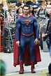 Tyler Hoechlin Looks Buff in His Superman Suit While Filming 'Superman ...
