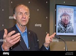 Sir Ranulph Fiennes and book Stock Photo - Alamy