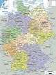 Large detailed political and administrative map of Germany with all ...