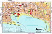 Cannes Map - Tourist Attractions Antibes, Travel Maps, Solo Travel ...