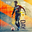 MATCHDAY Posters for Pro Football Players on Behance | Sports design ...