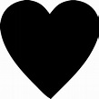 Download Transparent Black Hearts Tumblr - Black Heart - Full Size PNG ...