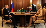 Meeting with Accounts Chamber Chairperson Tatyana Golikova • President ...