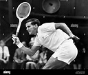 Tennis player Roy Emerson during a match Stock Photo - Alamy