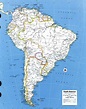 Maps of South America and South American countries | Political maps ...