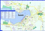 İzmir tourist map