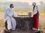 Jesus Christ and the Samaritan Woman at the Well Signed Fine Giclee ...