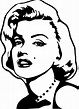 Marilyn Monroe Coloring Pages Easy | Pop art marilyn, Pop art painting ...