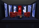 DISEÑO PERSPECTIVA EN UN ESTUDIO DE TELEVISIÓN in 2023 | Tv set design ...