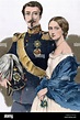 Federico I (1826-1907). El Gran Duque de Baden con su esposa, la ...