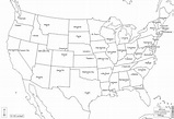 Etats-Unis (USA) carte géographique gratuite, carte géographique muette ...
