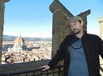 Frank Morin with Florence Italy Dome in background • Frank Morin