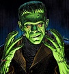 FRANKENSTEIN | Frankenstein art, Horror movie art, Frankenstein ...