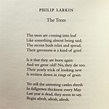 POEM A DAY: PHILIP LARKIN - The Poetry Book Society