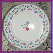 SPAL Porcelanas Pink & Blue Bell Flower Plate ~ 10 available from ...