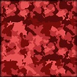 Camouflage skin seamless background with red colors 8379355 Vector Art ...