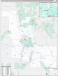 Albuquerque, NM Metro Area Wall Map Premium Style by MarketMAPS - MapSales