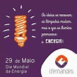 29 de Maio - Dia Mundial da Energia | Dias mundiais, Energia, Maio