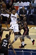 Atlanta Hawks Maurice Evans in action vs Miami Heat. Game 1. Atlanta ...