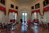 blue baseboards and red curtains! © Thomas Jefferson Foundation at ...