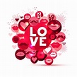 Burbujas de amor para san valentín | Descargar Vectores gratis