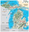 Map of Michigan (MI) Cities and Towns | Printable City Maps