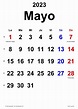 Calendario Mayo 2023 En Word Excel Y Pdf Calendarpedia | CLOUD HOT GIRL