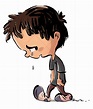 Llorón caminando triste - Dibustock, Ilustraciones infantiles de Stock
