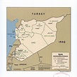 Grande detallado mapa de administrativas divisiones de Siria - 2007 ...