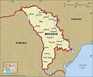 Moldova Map | World Map of Moldova | Moldavia