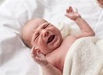 Closeup of newborn baby crying - Infant Nutrition Council of America