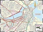 Mapas Detallados de Boston para Descargar Gratis e Imprimir