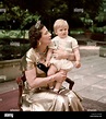 La princesse Eugénie de Grèce (1910-1989) et son fils le Prince Charles ...