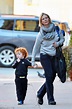 Cynthia Nixon takes her adorable son Max for a walk in New York City ...