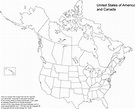 US and Canada Printable, Blank Maps, Royalty Free • Clip art • Download ...