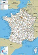 Large size Road Map of France - Worldometer