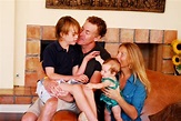 John C. McGinley with his son Max, 11, his wife, Nichole and daughter ...