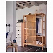 NORDKISA - 開放式滑門衣櫃, 竹 | IKEA 線上購物