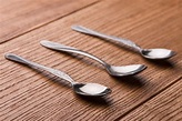 Teaspoon on the Table. Spoon Close Up Stock Photo - Image of food ...