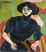 Retrato de una mujer de Ernst Ludwig Kirchner