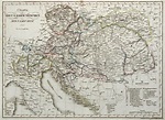 Kst.- Karte, b. T. Mollo, "Charte der Österreichischen Monarchie". von ...