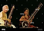 Ravi Shankar and daughter Anoushka Shankar performing at the Netaji ...