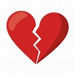 Símbolo del corazón roto amor Vector Pre... | Premium Vector #Freepik # ...