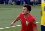 Harry Maguire England GIF - HarryMaguire England Cheering - Discover ...