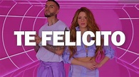 Shakira & Rauw Alejandro - Te Felicito (Video Letra/Lyrics) Acordes ...