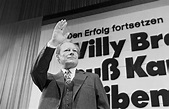 Bild zu: Willy Brandt 1972: SPD gewinnt Bundestagswahl - Bild 1 von 1 - FAZ
