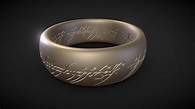 FREE 3D printable One Ring - Download Free 3D model by PBR3D [f58d096 ...